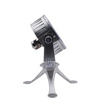 Projecteur LED RGB sous-marin LanVol 6W en acier inoxydable, étanche IP68, diamètre 90 mm, hauteur 161 mm, lumière spot/diffuse pour fontaine
