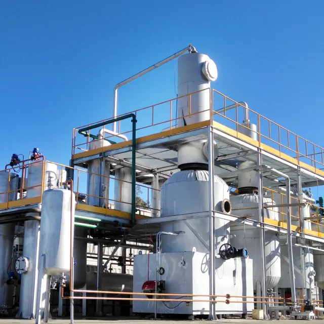 Diésel de bajo contenido de azufre, equipo de refinería de aceite de motor usado, fabricación europea 4, venta de fábrica