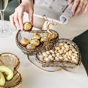 <span class=keywords><strong>2023</strong></span> nouvelle assiette de fruits en plastique en forme de coeur à la mode maison Table basse fruits secs Snack boîte de rangement <span class=keywords><strong>vaisselle</strong></span> promotionnelle - Product Image 3