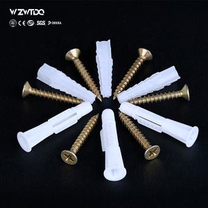 Perno de anclaje de cuña de hormigón duradero de PE al por mayor, diferentes tamaños, tipos completos, anclajes y tornillos de pared de plástico para paneles de yeso, Kit de tornillos para - Product Image 6