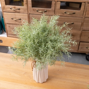 PJ1008 Fougères vertes artificielles, tiges de <span class=keywords><strong>basilic</strong></span> au romarin, fleurs en plastique, décorations de jardin de ferme - Product Image 3