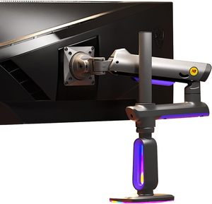 แขนยึดจอเกมมิ่ง NB ERGONOMIC สำหรับจอแบน/จอกว้างพิเศษ/จอก้นโค้ง ขนาด 32 ถึง <span class=keywords><strong>60</strong></span> นิ้ว ขาตั้งจอแบบ Heavy Duty รองรับมาตรฐาน <span class=keywords><strong>VESA</strong></span> รุ่น G80 - Product Image 1
