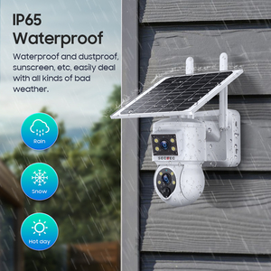Sectec 6MP Ống Kính Kép Hệ Thống An Ninh Hai-Cách Âm Thanh PIR Phát Hiện Video Wifi Không Dây Năng Lượng Mặt Trời Powered 4G CCTV CMOS Đám Mây PTZ Máy Ảnh - Product Image 2