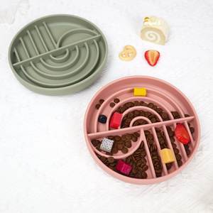 Fábrica Atacado Bom Preço Premium Outdoor Portátil Anti-choke Anti Slip <span class=keywords><strong>Pet</strong></span> Lento Lambendo Alimentador Tigela - Product Image 3