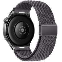 Convient aux bracelets Huawei GT3 avec fermoir à bouton-poussoir, fermeture magnétique, bracelets élastiques en nylon tissé - Universel pour les montres Samsung 7