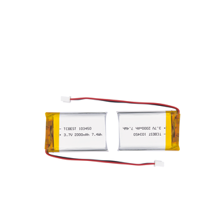 厂家批发TC103450 <span class=keywords><strong>3</strong></span>.7v 1700毫安时聚合物锂离子电池家用电器电动工具高品质电池 - Product Image 2