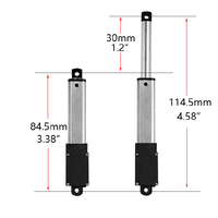 Mini actionneur linéaire 30 mm de course 6V 12V 24V DC 9,5 mm/s 96N 21 lbs pour l'automatisation