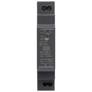 Alimentation électrique Mean Well 100-240Vac 12Vdc 1.25A pour usage industriel - Product Image 1