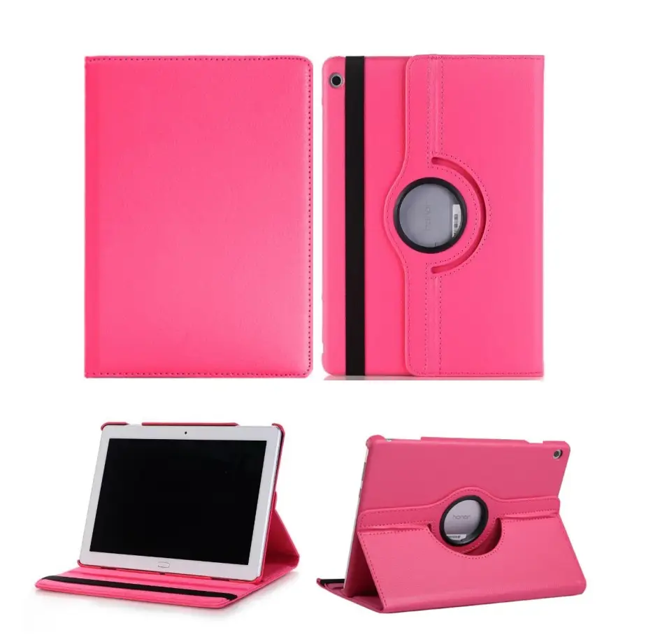 Rotary Stand Leather Flip Case Shell for Huawei MediaPad T5 10 AGS2-W09/L09/L03/W19 Tablet Cover