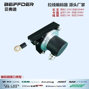 Beiffder Linear Encoder MAX48A-32V20GC0400 EtherCAT ตัวเซ็นเซอร์แบบเพิ่มค่าค่าทีละหนึ่ง แนวตั้งแนวนอน - Product Image 3