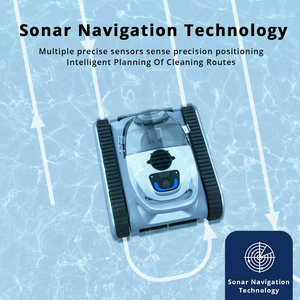 Aspirateur de <span class=keywords><strong>piscine</strong></span> robotique <span class=keywords><strong>Robot</strong></span> d'escalade mural Nettoyeur automatique de <span class=keywords><strong>piscine</strong></span> adapté aux murs et sols de <span class=keywords><strong>piscine</strong></span> de 1614 pieds carrés Noir - Product Image 3