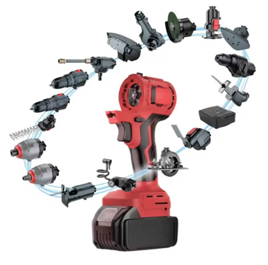 batteries herramientas general tool drill power cordless hammer power tool kit hand drilling machine hand tools