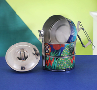 Fabricants de gros Boîte Tiffin en acier inoxydable Boîte à lunch personnalisée Conteneur de stockage hermétique des aliments