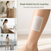 Patch de bien-être pour les jambes au bureau, confort optimal, ions négatifs, testé en laboratoire, OEM, marque privée, faible MOQ, fournisseur en gros, logo personnalisé