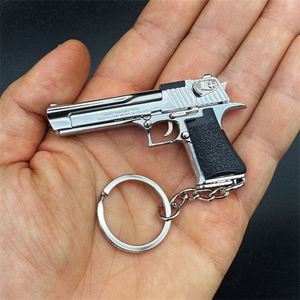 Llavero de PVC con Impresión UV a Escala 1:4 de Aleación de Zinc, Modelo de Pistola de Metal, Juguete de Regalo - Product Image 4