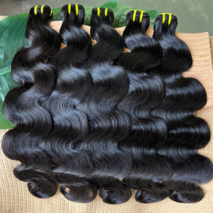 批发生越南编织束角质层对齐生处女未加工人发体波束 - Product Image 3