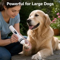 Lime à ongles rechargeable sans fil pour chien, batterie au lithium, utilisation sans fil, kit de soin des griffes sans désordre