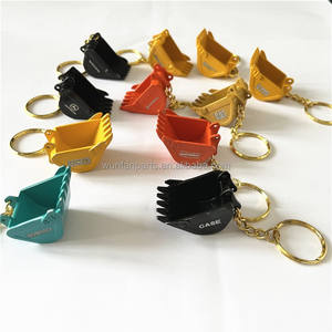 Portachiavi a Forma di Escavatore, Catena Portachiavi con Benna per CAT, Komatsu, Hitachi, Kobelco - Product Image 2