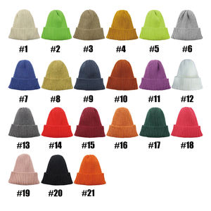 Wholesale Custom Logo Beanie Hats <b>Winter</b> Warm Knit <b>Cap</b> with Embroidery for Men Women Outdoor Sports - Product Image 6