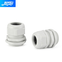 HISI HJSPG PG21 PG Type Presse-étoupe en nylon étanche IP68 haute/basse tension pour câble, connecteur électrique sous-marin