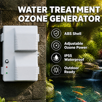 Générateur d'ozone portable 3g 5g étanche avec boîtier ABS pour le traitement de l'eau en aquaculture extérieure, spa et eau du robinet