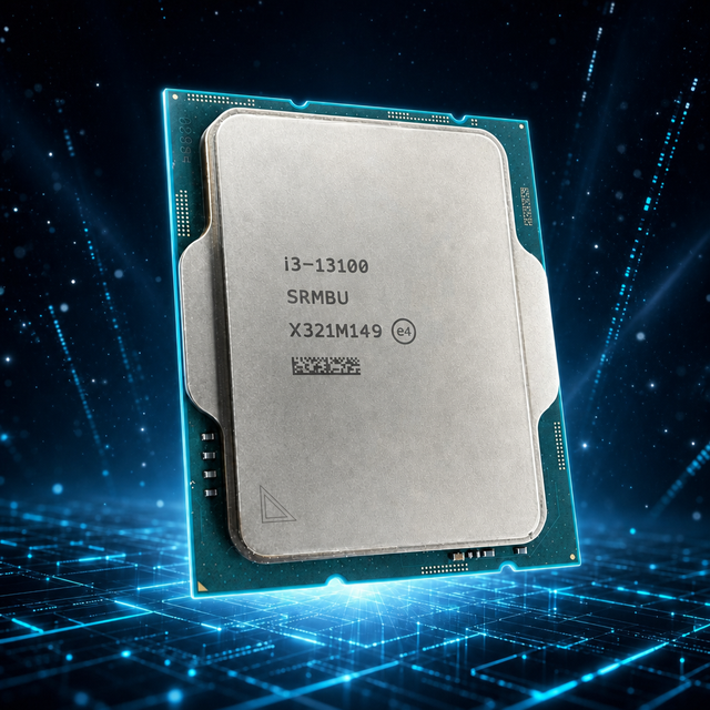 Core I3-13100 4 Core 8 Thread Processor 3.4GHz 4.5GHz Turbo LGA1700 DDR4 DDR5 Compute Tested