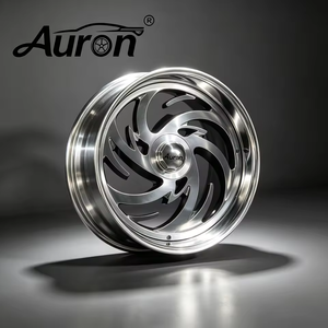 ล้อแม็กซ์อะลูมิเนียมฟอร์จ Auron ขนาด 5.25x17 ดีไซน์หลายก้านขัดเงา สำหรับรถยนต์นั่งส่วนบุคคล ปรับปรุงและอัปเกรดล้อรถยนต์ - Product Image 1