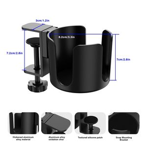 <span class=keywords><strong>Regolabile</strong></span> Multi-purpose PC gioco scrivania da ufficio organizer e accessori Anti-fuoriuscita tavolo birra portabottiglie per bevande portabicchieri - Product Image 3