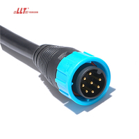 Connecteur de câble étanche IP67 à poussoir pour bande LED électrique automobile M25 8 broches LLT, pour onduleur solaire