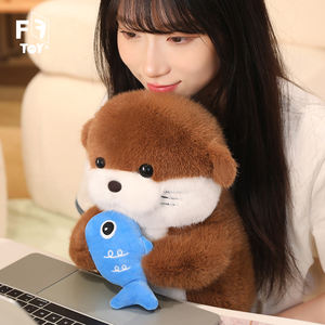 رائج جديد 35 ٪ سوبر لينة لطيف محشوة أسماك معانقة مخصصة لينة أفخم لعبة الحيوانات قشر - Product Image 3