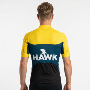 Maillot de cyclisme personnalisable 100% polyester léger coupe-vent sans couture anti-UV séchage rapide respirant pour homme - Product Image 2