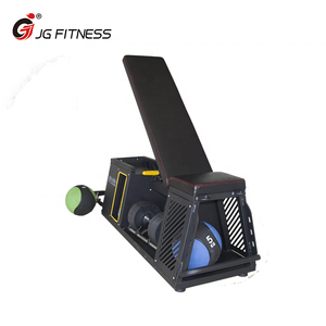 Banco de Gimnasio Multiusos Ajustable con Ruedas, Banco para Mancuernas con Soporte para Mancuernas <span class=keywords><strong>Fitness</strong></span> Pro Box - Product Image 3