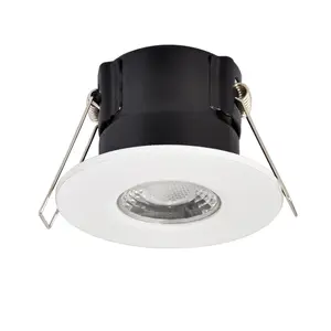 6W IP65 Dimmable LED Downlights Black Fire Rated LED Downlights Fireproof LED Downlights UK Market Lighting and Circuitry Design