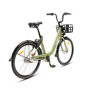 TXED usine ODM OEM 26 ''pouces cadre en alliage pneus non gonflables APP contrôle vélo intérieur 3 vitesses location ville publique partage vélo - Product Image 3