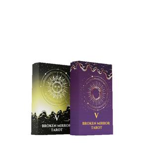 Baraja de <span class=keywords><strong>Tarot</strong></span> de espejo roto quinta edición versión simplificada, tarjeta de estilo pintado de cristal de iglesia. - Product Image 1