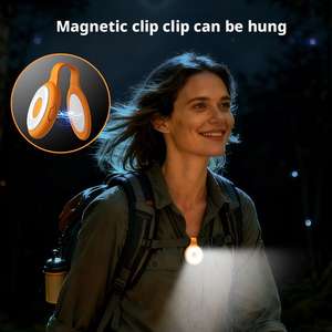 Luz de Relleno Magnética Portátil para Hogar Inteligente, Espejo Trasero para Selfies, Asistente de Fotografía con Clip para Grabación Nocturna - Product Image 6