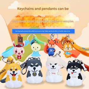 Figura Personalizada de Mascota de Dibujos Animados en 3D, Llavero Tridimensional Personalizado con Pegamento Caliente - Product Image 3