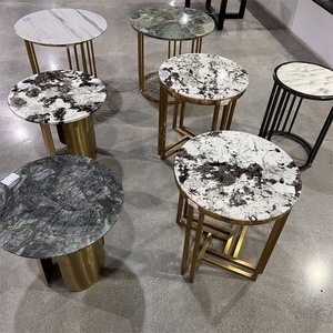 Tavolino da Caffè in Marmo Verde Smeraldo, Design di Alta Qualità, Marmo <span class=keywords><strong>Esotico</strong></span> di Lusso, <span class=keywords><strong>Arredamento</strong></span> Moderno in Pietra Naturale Personalizzato - Product Image 6