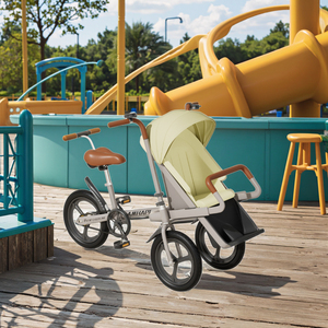 <span class=keywords><strong>Passeggino</strong></span> a Tre Ruote Portatile di Alta Qualità per Bambini, <span class=keywords><strong>Bicicletta</strong></span> Pieghevole per Genitori con Seduta Alta per Viaggi - Product Image 6