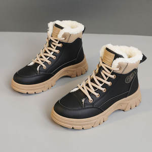 รองเท้าบูทฤดูหนาวพื้นหนา KT2818 สำหรับผู้หญิง กันลื่น มีไฟ ระบายอากาศได้ดี พร้อมพื้นรองเท้า PU ราคาถูกและทันสมัย - Product Image 6