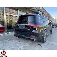Nouveau Kit Carrosserie Style GLS63 AMG : Lame de Pare-chocs Avant, Diffuseur Arrière, Jupes Latérales, Spoiler, Facelift, Fixation par Clip, Peinture de Base pour