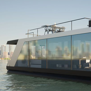 Casa de agua Modular, casa móvil pequeña, proyecto de <span class=keywords><strong>Hotel</strong></span> flotante, casa de botes solares, casas flotantes con ventana <span class=keywords><strong>grande</strong></span> - Product Image 2
