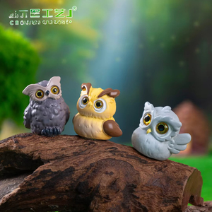 Nuevos accesorios decorativos colgantes para micro-paisajes <span class=keywords><strong>de</strong></span> jardín, con diseño <span class=keywords><strong>de</strong></span> búho, ardilla y animales pequeños, para bricolaje y paisajismo. - Product Image 4
