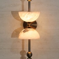 Lustre mural LED en acier inoxydable flocon de neige espagnol, design de luxe pour maison, chambre, salon, couloir, hôtel, balcon