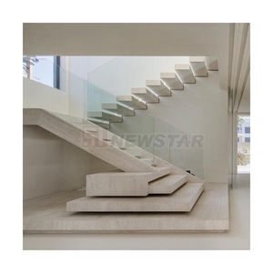 Nuova Collezione Newstar: Lusso Moderno in <span class=keywords><strong>Travertino</strong></span> Naturale Italiano – Gradini e Alzate per Scale Personalizzabili per l'Arredamento Domestico - Product Image 1