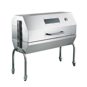 Ahuyentador a motor para asar, cocina de Isla de acero inoxidable <span class=keywords><strong>argentina</strong></span>, plancha para acampar, parrilla de barbacoa para restaurante de gas sin humo comercial - Product Image 5