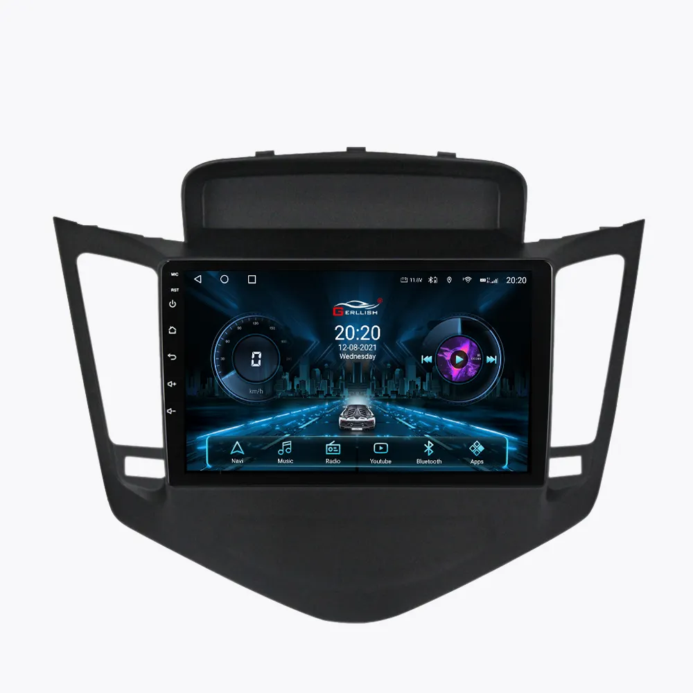 Lecteur DVD multimédia, avec écran tactile de 9 pouces, Radio, stéréo, vidéo, sous Android, pour Chevrolet Cruze 2009 — 2014, Android