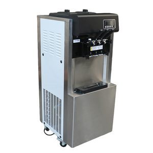 Machine à crème glacée commerciale HELAXEN BQL-2200, 20-28L/H, 3 saveurs, glace molle, acier inoxydable, 2800W, pour café et bubble tea - Product Image 3