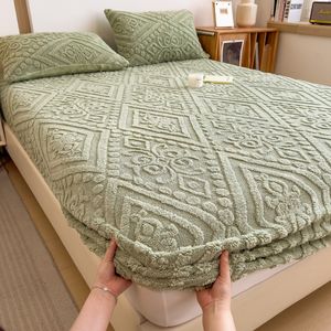 タフタフィットシート3D刺繍フル/クイーンディープポケットベッドスカート - Product Image 5