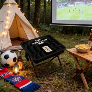 Chaise pliante compacte et portable sous licence <span class=keywords><strong>FIFA</strong></span> Coupe du Monde 2026 pour le camping en plein air et les événements sportifs de football - Product Image 3